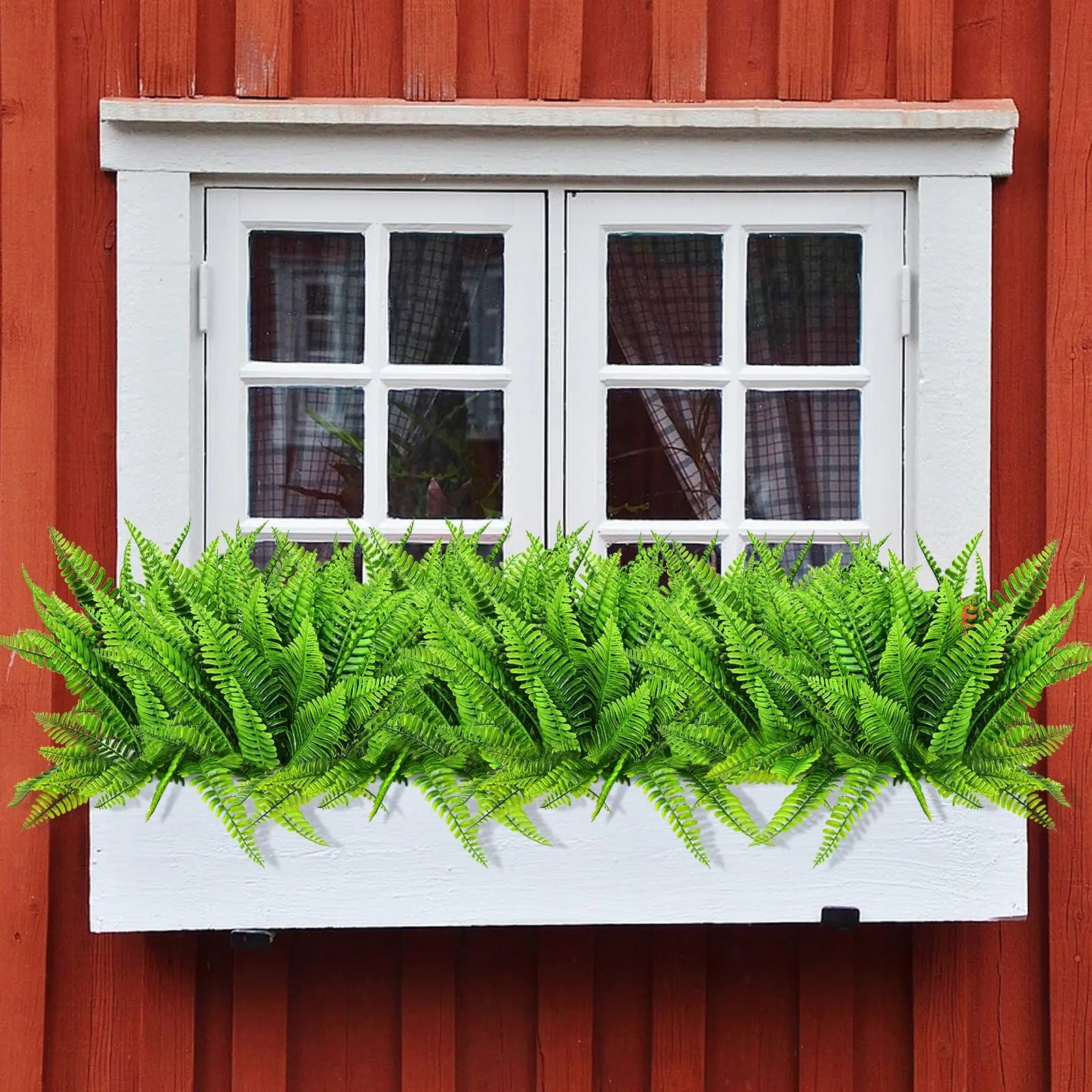 Chenao 4 Bundles Of Artificial Boston Ferns