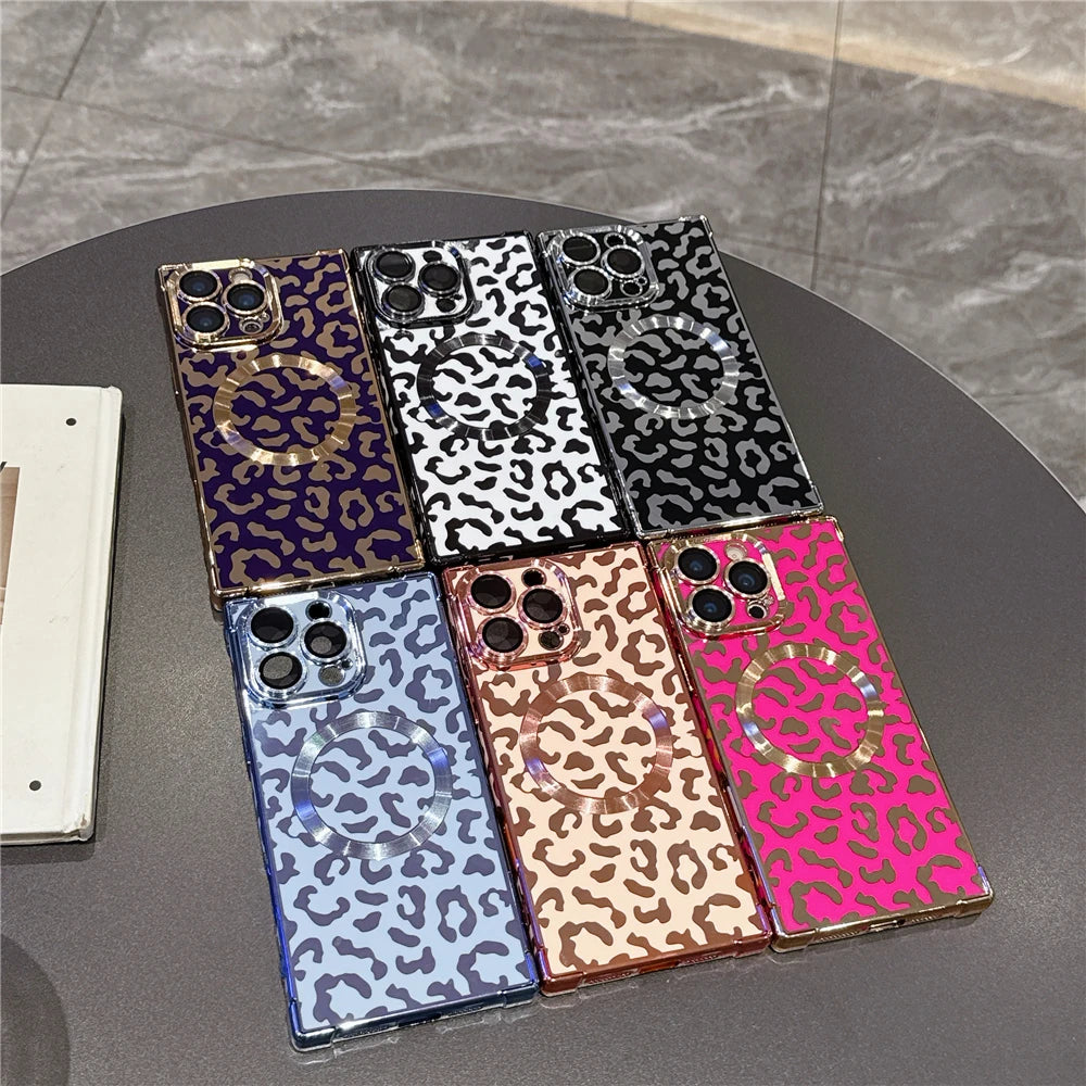 Leopard Print Shockproof Magsafe For IPhone - ATSProducts