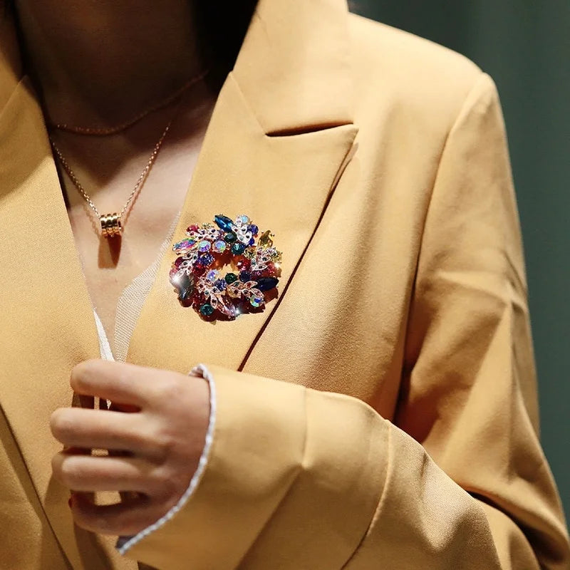 Shmik Rhinestone Brooches - ATSProducts