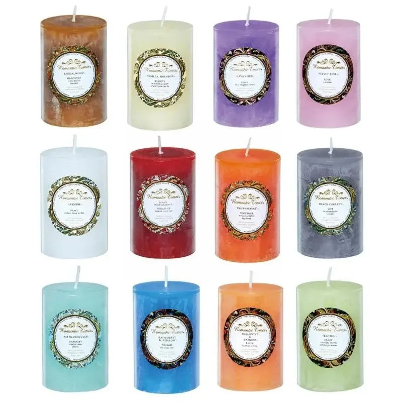 Moonbiffy Household Smokeless Column Wax Scented Candles - ATSProducts