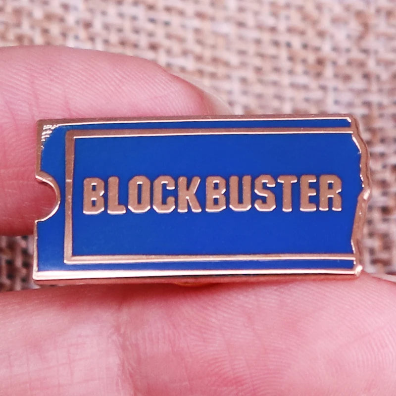 Nostalgic Blockbuster Video Enamel Pin