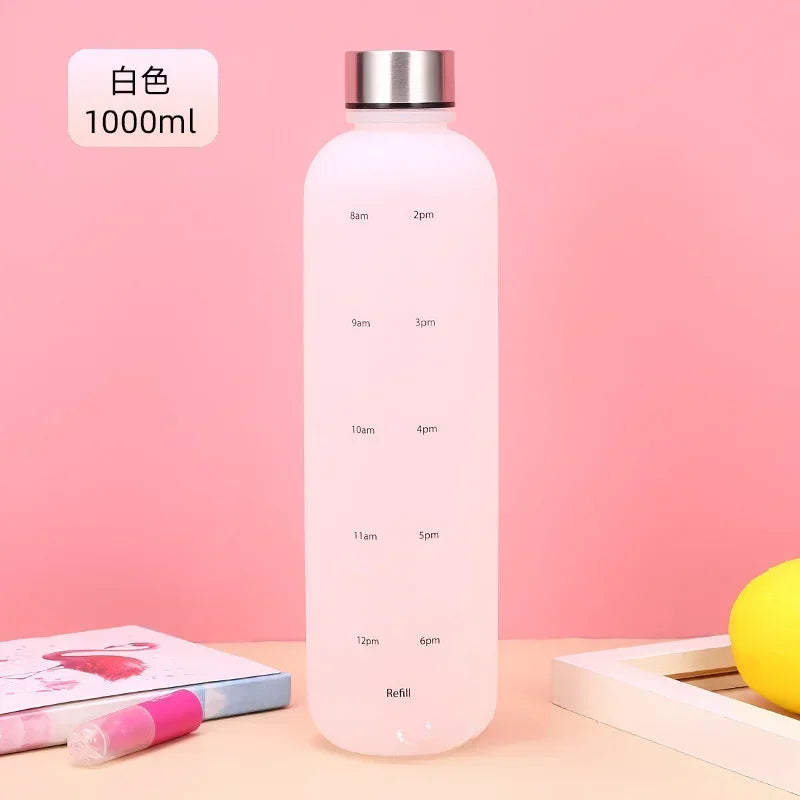 1L Water Bottle with Time Stamp