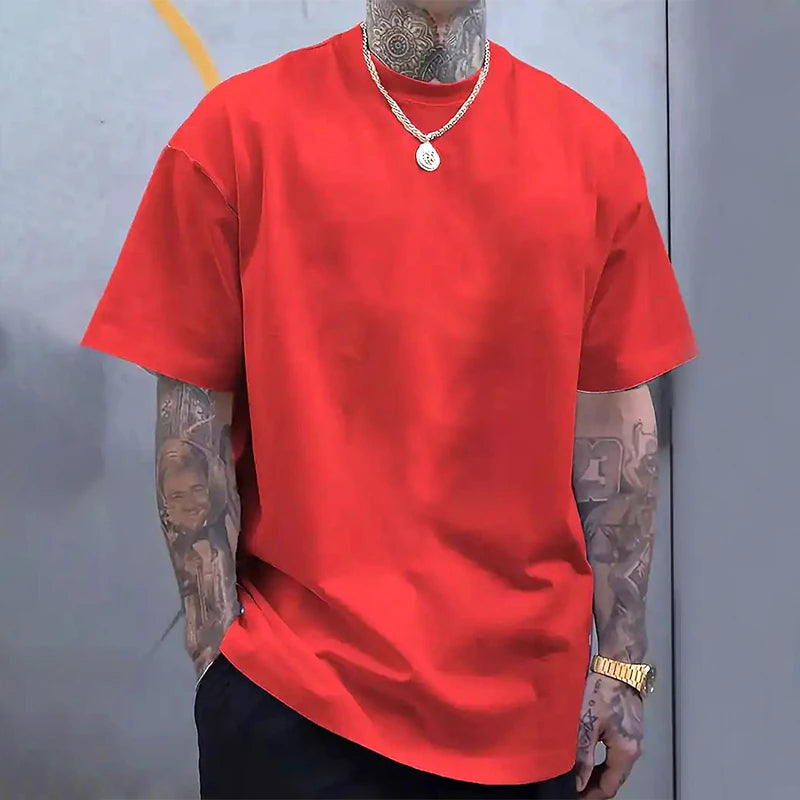 Men's T-shirts High Quality 100% Cotton Short Sleeve - ATSProducts