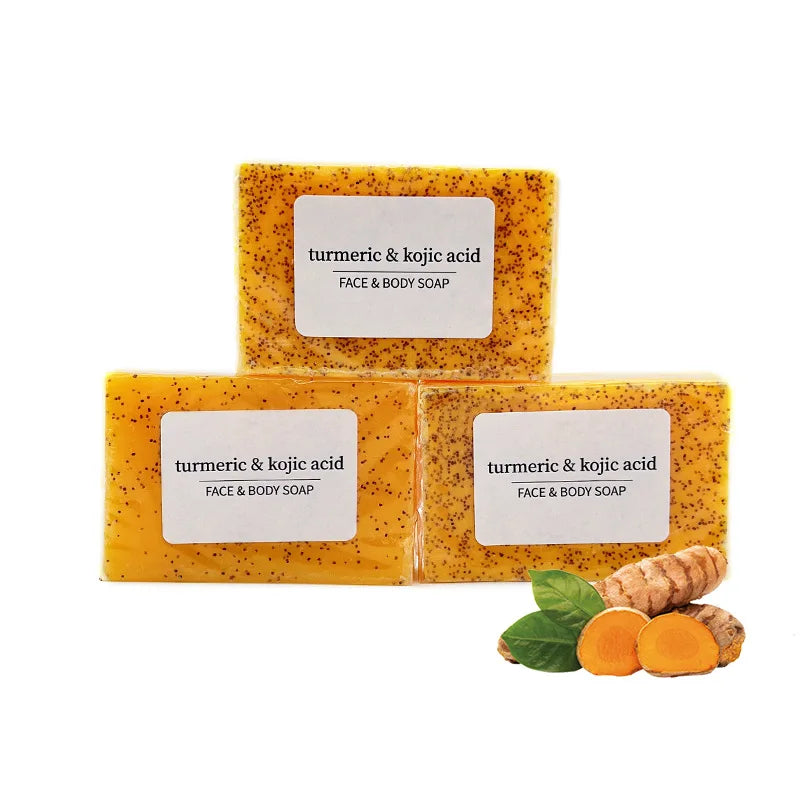 RDQCTQ  1pc Turmeric Natural Bar Soap - ATSProducts