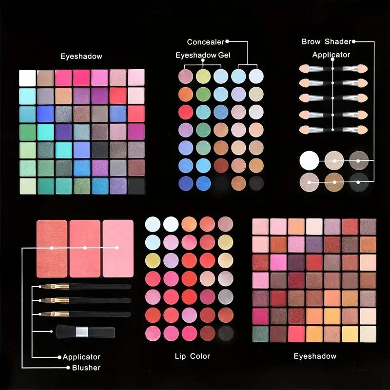 177 Color Makeup Set With Mirror - ATSProducts