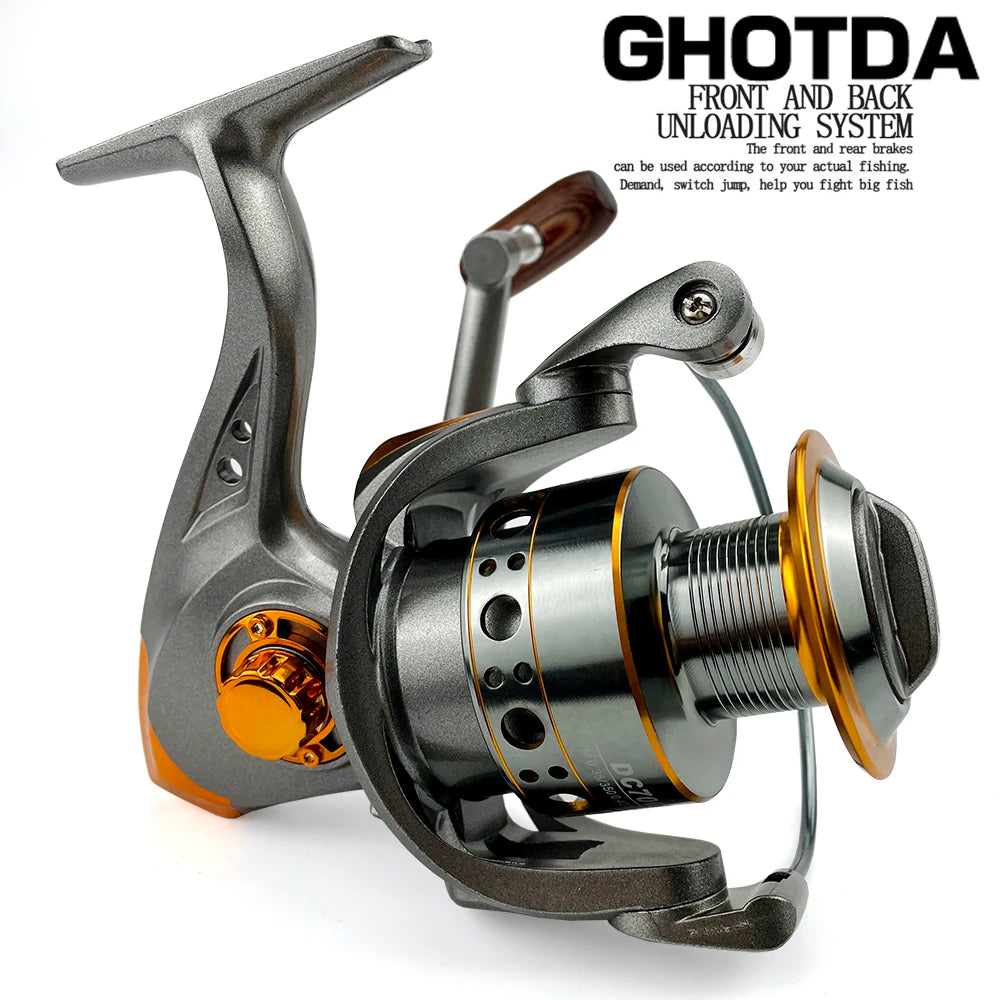 GHOTDA Fishing Reel 1000-6000 Spinning Reel Max Drag 8kg - ATSProducts