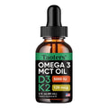 Taoters Vitamin D3 K2 Liquid Drops, Vitamin D, K, MCT Oil & Omega 3 - ATSProducts