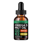 Taoters Vitamin D3 K2 Liquid Drops, Vitamin D, K, MCT Oil & Omega 3 - ATSProducts