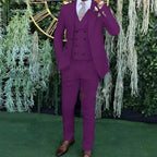 Men's Slim-Fit Three-Piece Suit - ATSProducts