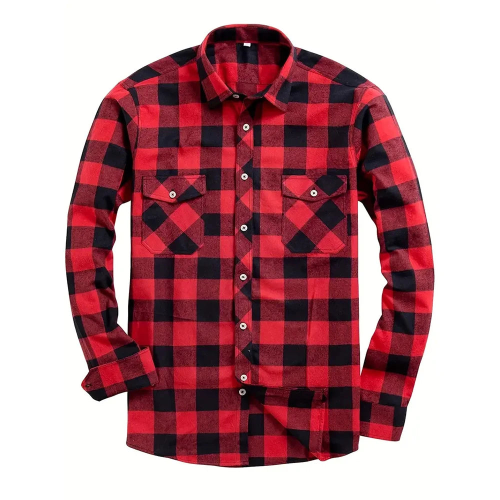 Plaid Flannel Shirt - ATSProducts