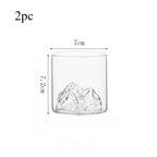 Mountain Design Glass Cup - ATSProducts