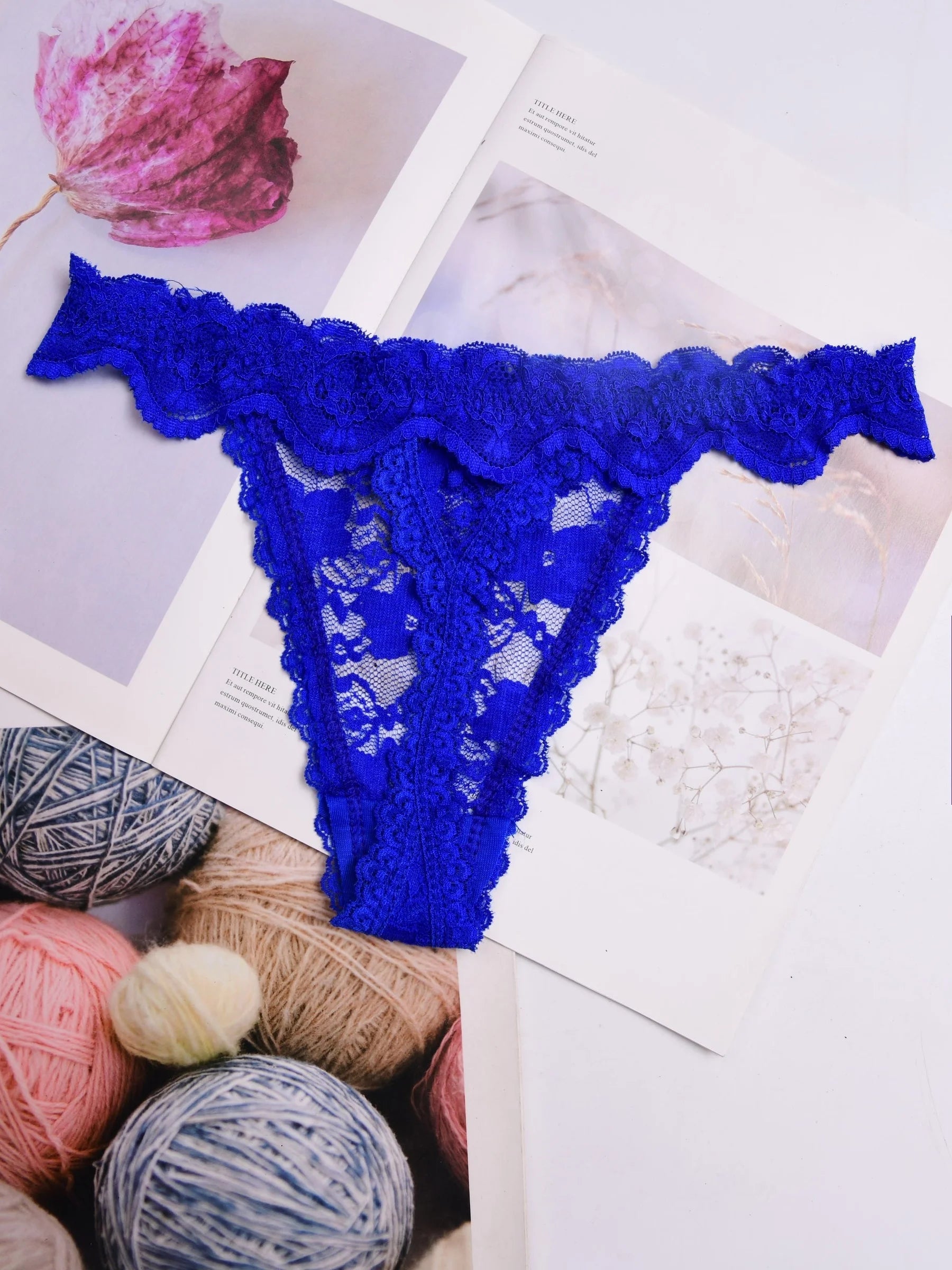 Women's Comfortable Lace Thong - ATSProducts