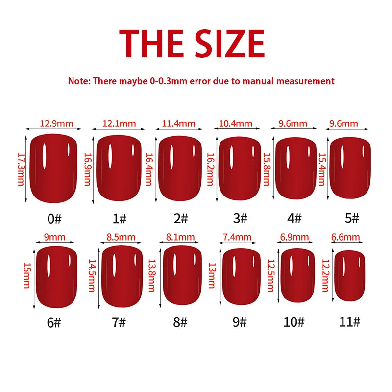 VitaGWX 24 Pcs Full Press on Nails   Set