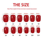 VitaGWX 24 Pcs Full Press on Nails   Set