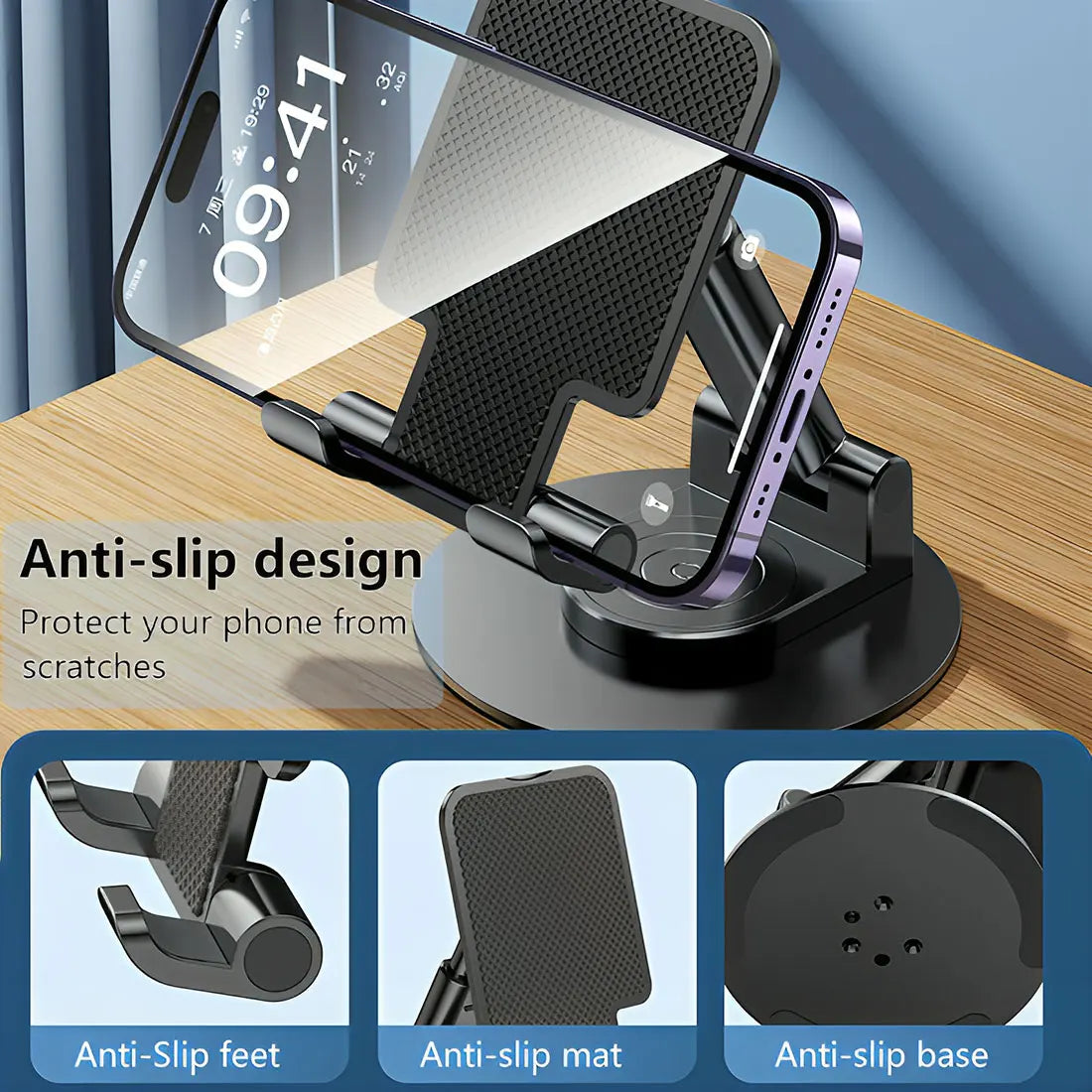 Phone Stand 360 Degree Rotating Phone Holder - ATSProducts