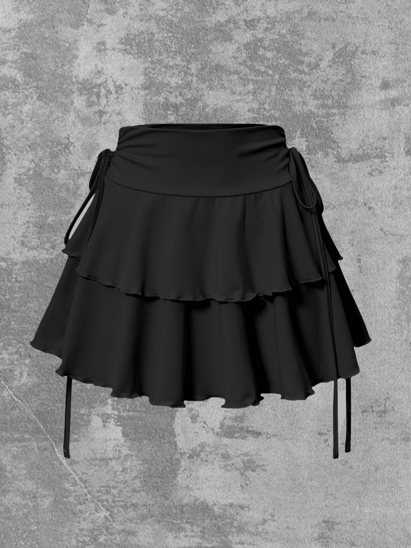 Cherry Aka Solid Color High-Waist Mini Skirt - ATSProducts