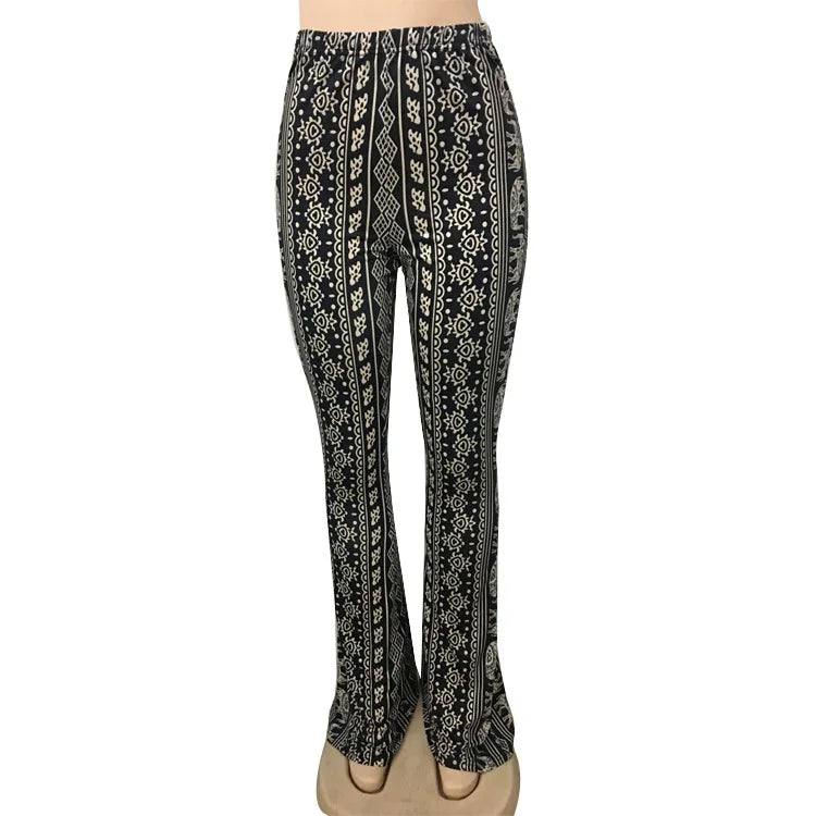 MandyLandy Bohemian Micro-flared Pants - ATSProducts