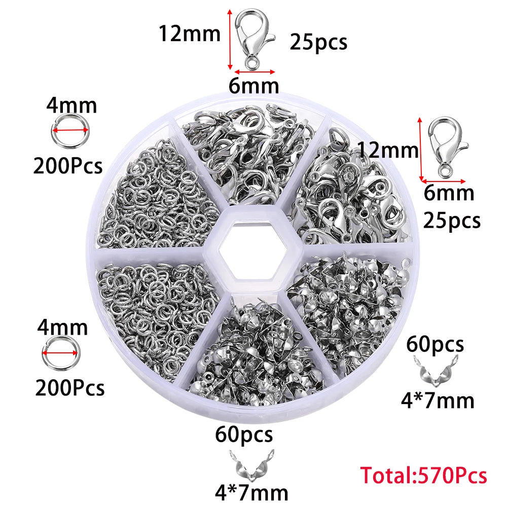 St.Kunkka 210-400pcs/Box Jewelry Making Kits - ATSProducts