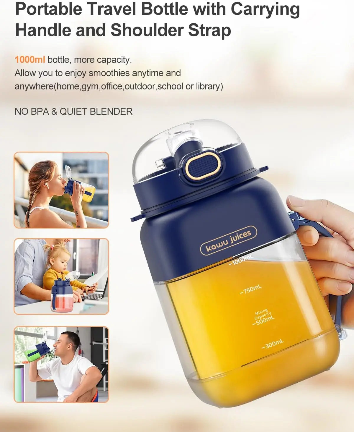 34.1 oz Portable Blender - ATSProducts