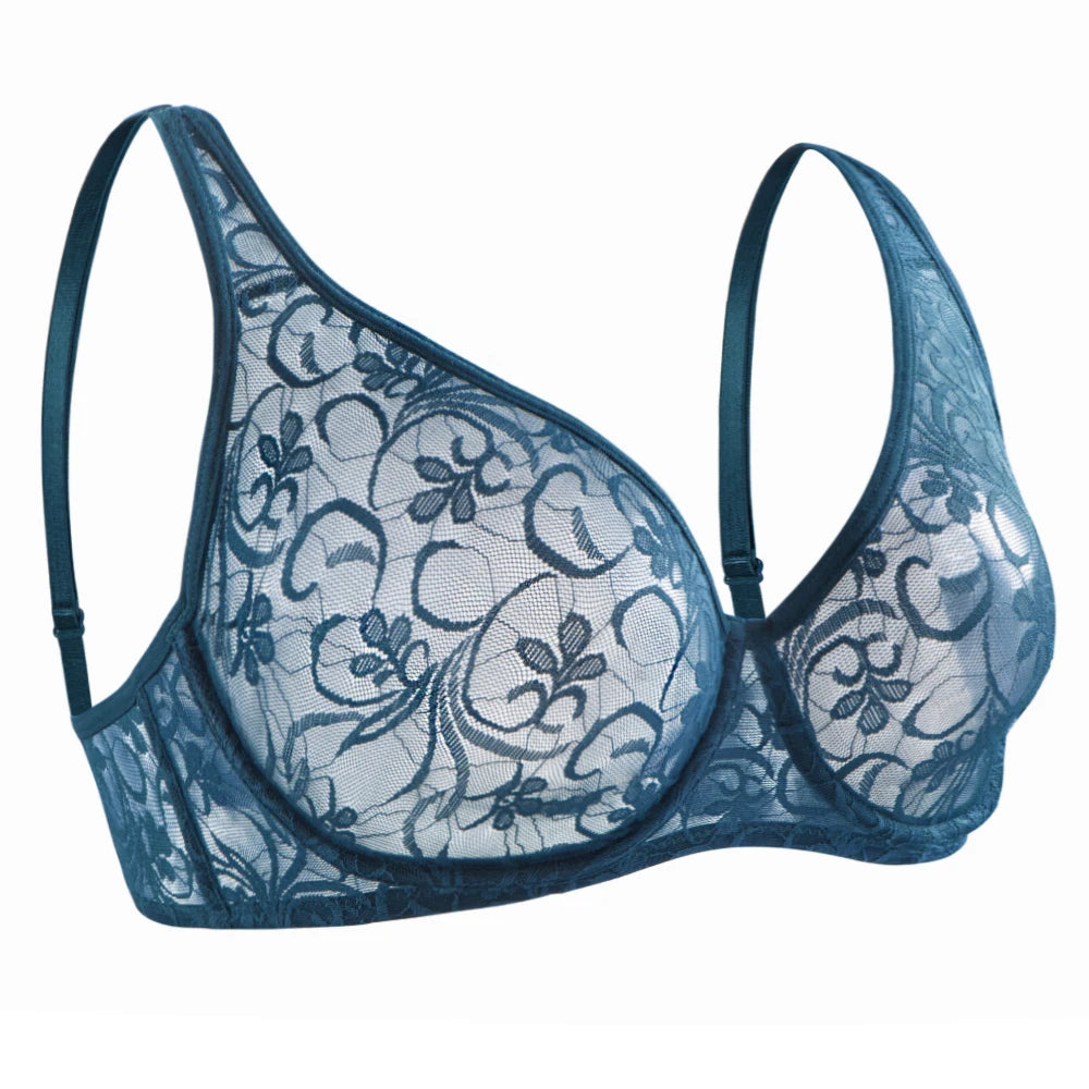 Lace Mesh Underwire Bras - ATSProducts