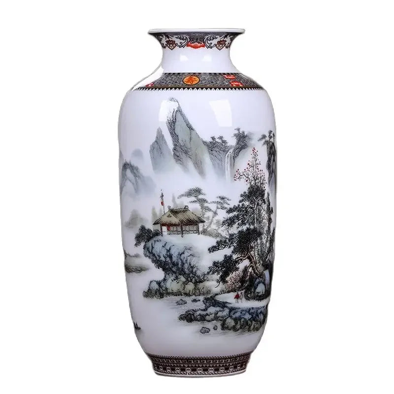 Mosheng Ceramic Jingdezhen Chinese Traditional Flower Vases