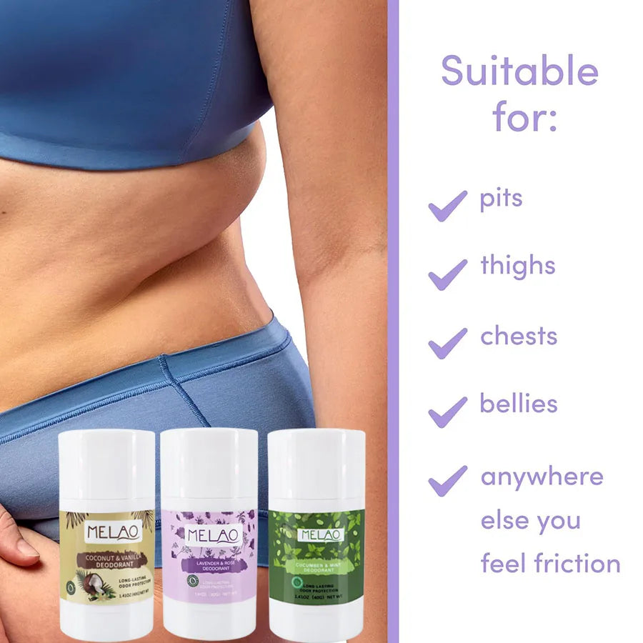 MELAO Deodorant | Natural Deodorant for Men and Women, Aluminum Free with Baking Soda, Probiotics, Coconut Oil and Shea Butter - ATSProducts
