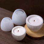 UdoCOol Round Striped Candle Jar - ATSProducts
