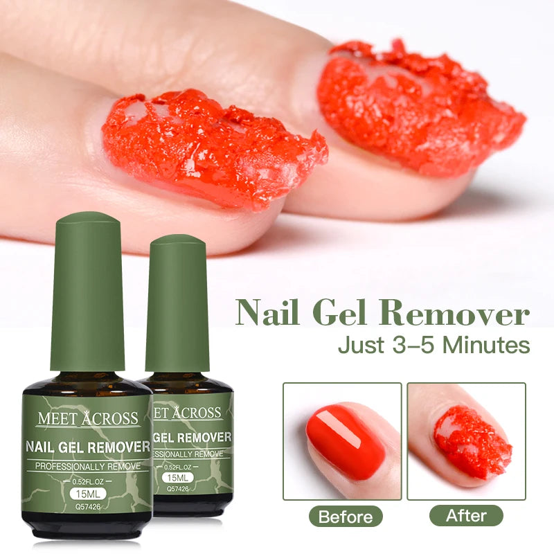 Meet Across 1/4bottle Nail Gel Remover