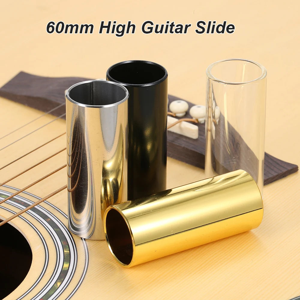 1PC 60MM Stainless Steel/Glass Guitar Finger Slides - ATSProducts