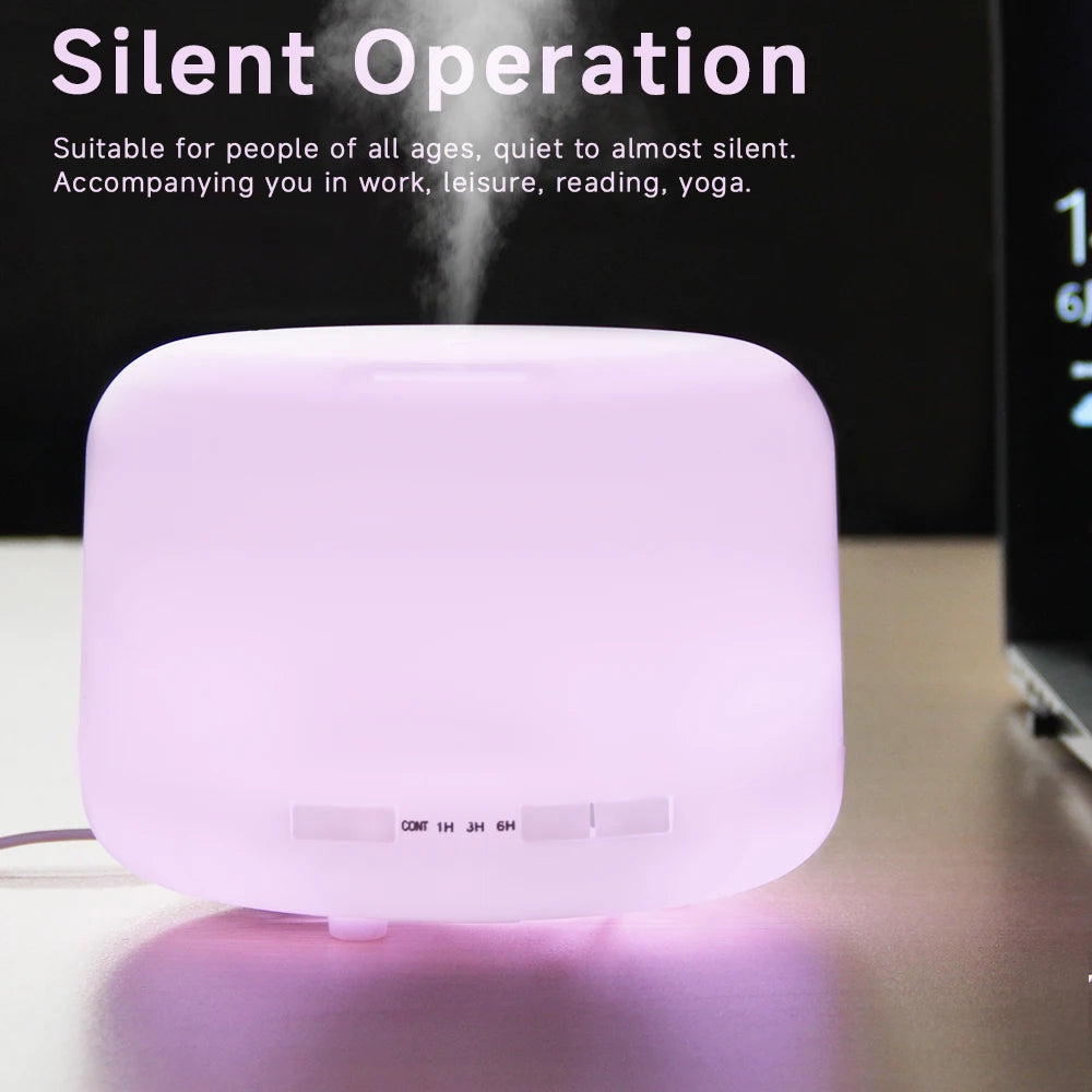 Air Humidifier Essential Oil Diffuser 500ML Ultrasonic Cool Mist Maker USB - ATSProducts