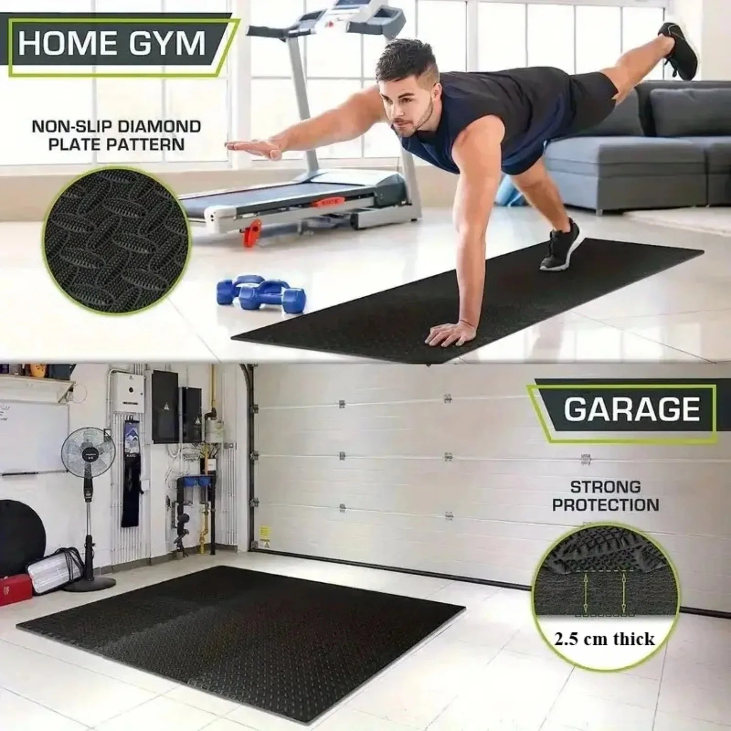 DhDh 8 - Piece Interlocking Gym Mat - ATSProducts