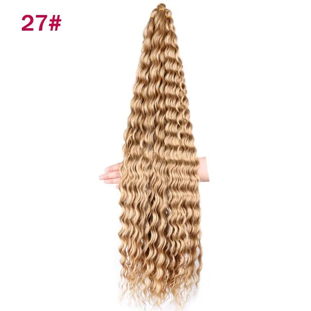 WIGSIN 30Inch Synthetic  Long Deep Wave Hair - ATSProducts