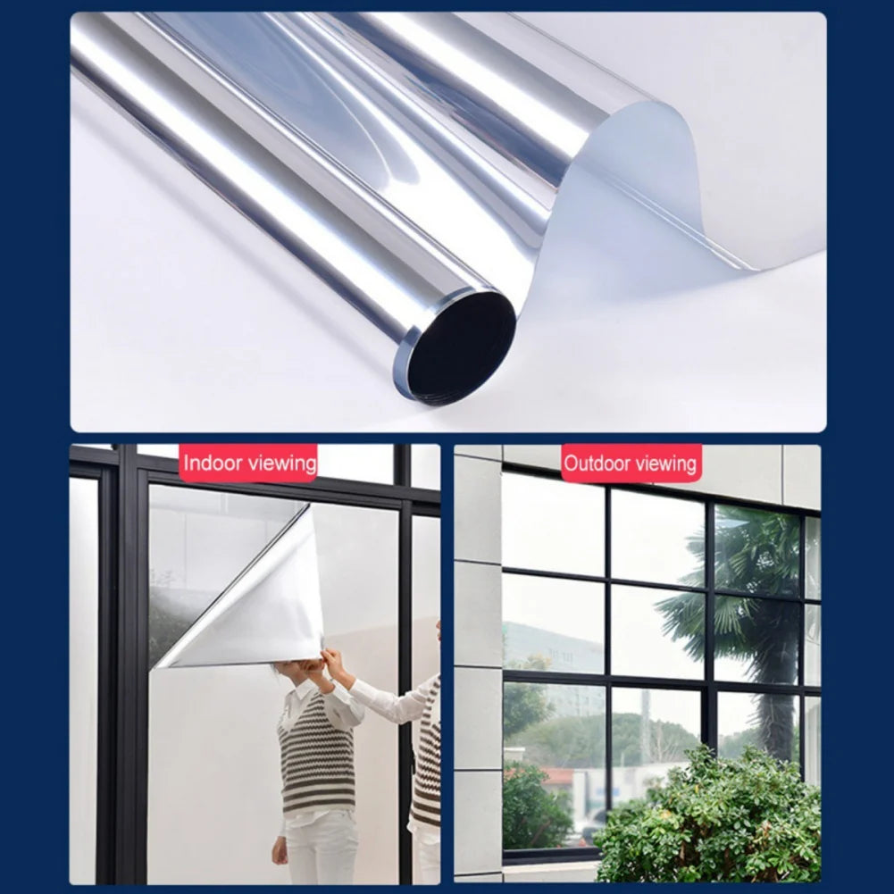 Window Sunscreen Privacy Tint Film Non Adhesive - ATSProducts