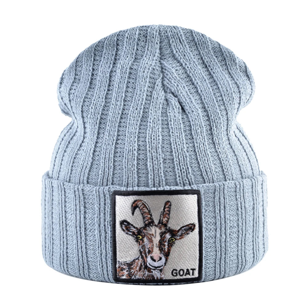 K Kissbaobei Embroidered Goat Beanies - ATSProducts