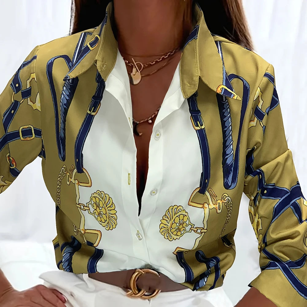 3D Digital Printed Button-Down Casual Shirt - ATSProducts