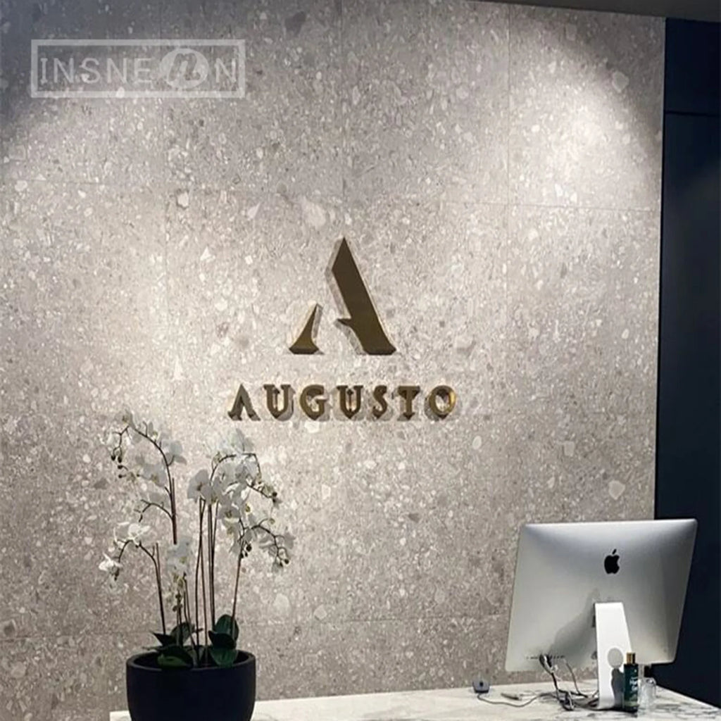Custom Stainless Steel LED Sign - ATSProducts