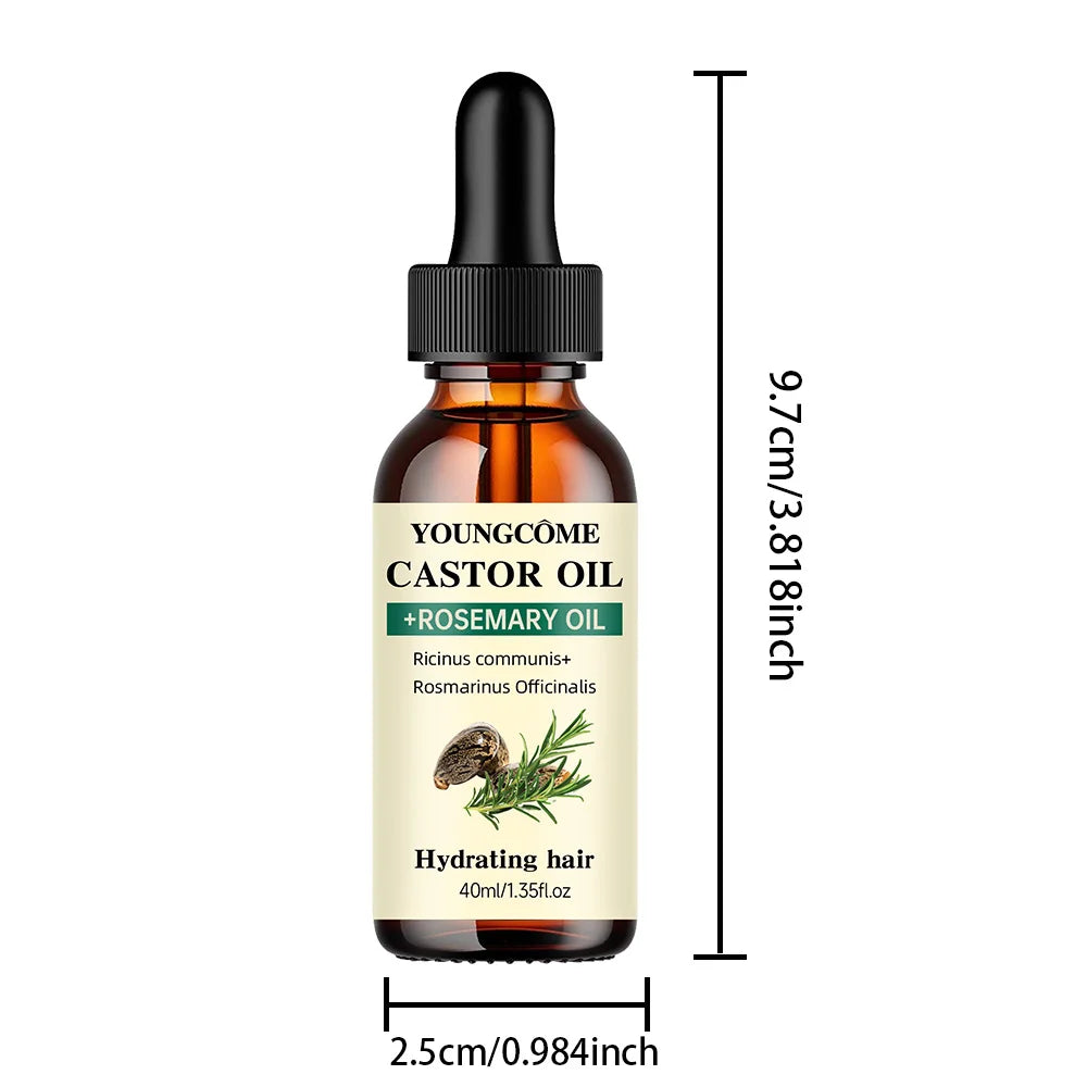 YoungCôme Castor And Rosemary Oil for Hair Growth