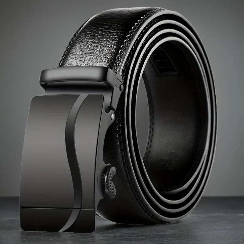 Automatic Buckle PU Leather Belt - ATSProducts