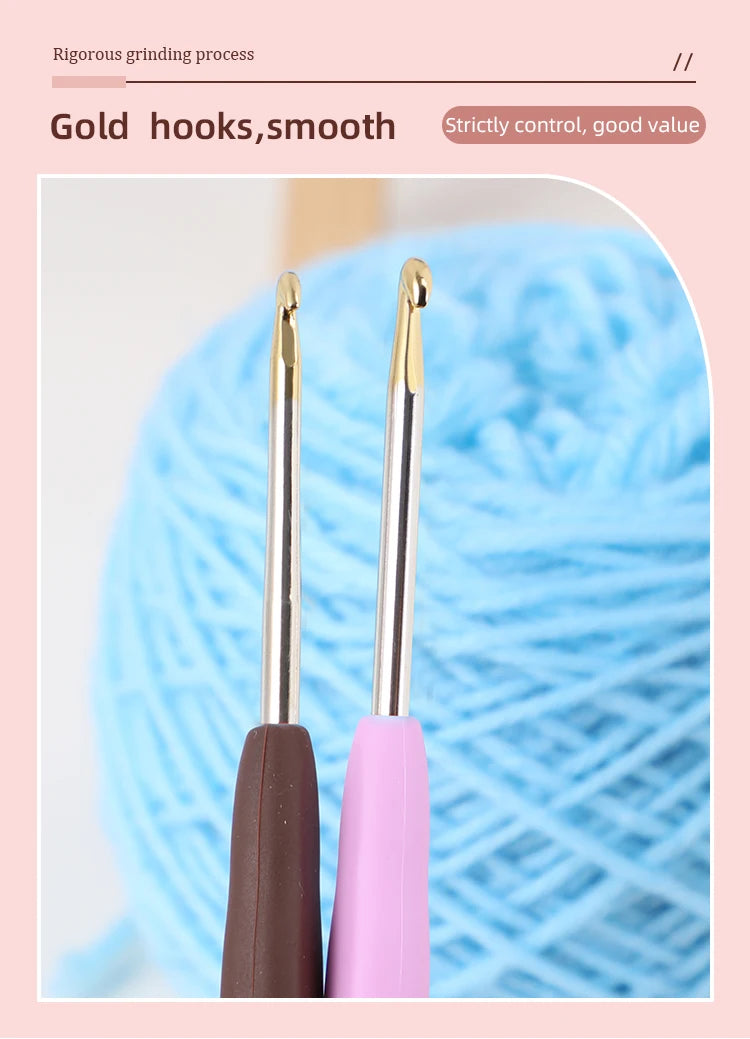 KoKnit 10pcs Crochet Hooks Kit 0.6mm - 2.75mm - ATSProducts