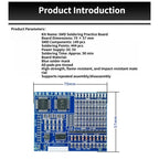 ELECYINGFO SMD/SMT Components Soldering Practice Board Electronic Practice Kit - ATSProducts