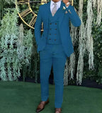 Men's Slim-Fit Three-Piece Suit - ATSProducts