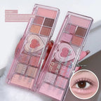 12 Colors Love Heart Pink Eyeshadow Palette - ATSProducts