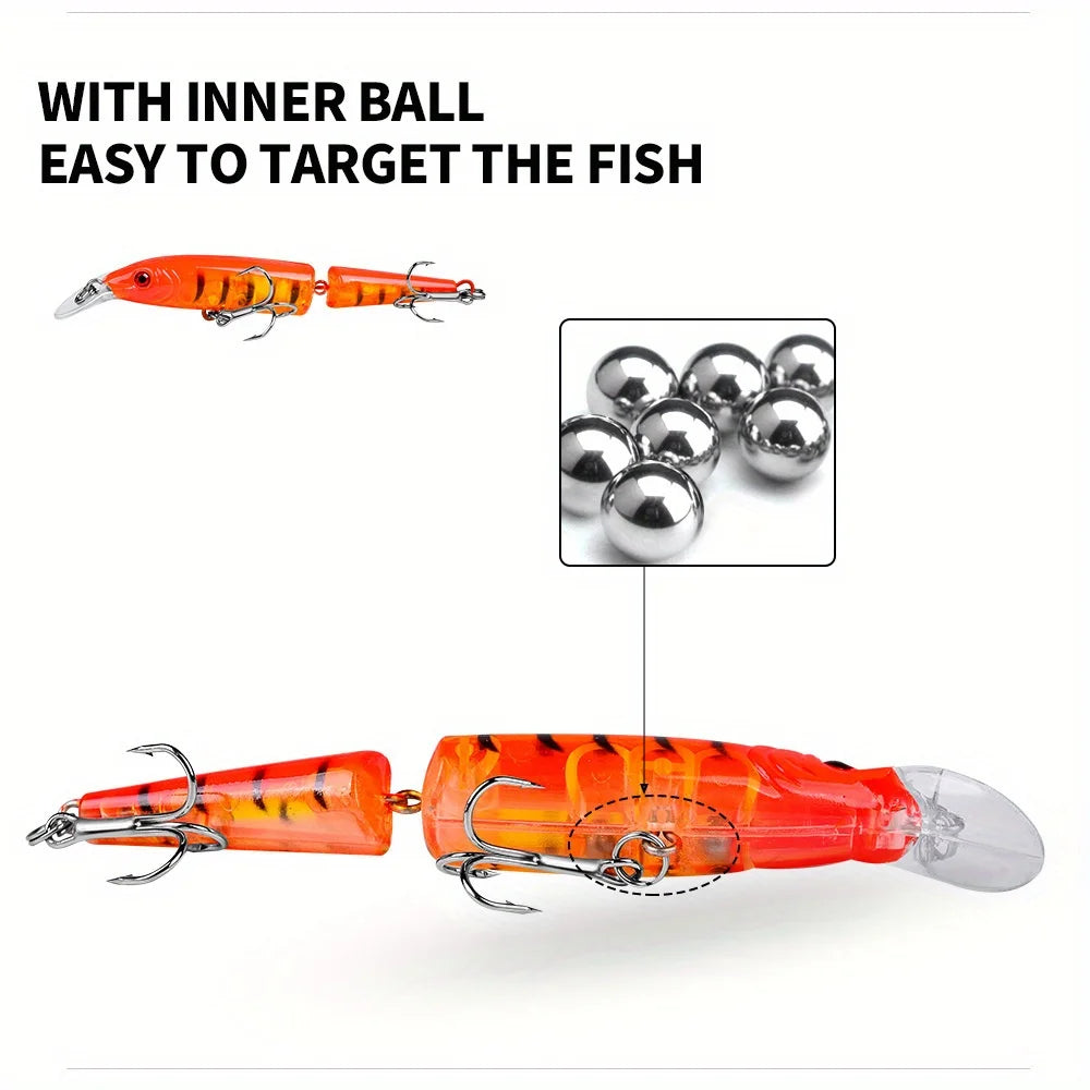 Jooyoo 1pc Artificial Jointed Pike Wobblers - ATSProducts