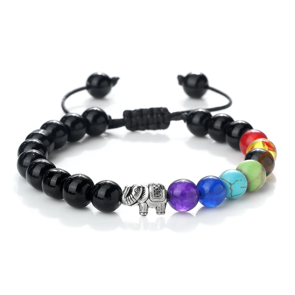 Handmade Natural Stone 7 Chakra Beaded Bracelets - ATSProducts