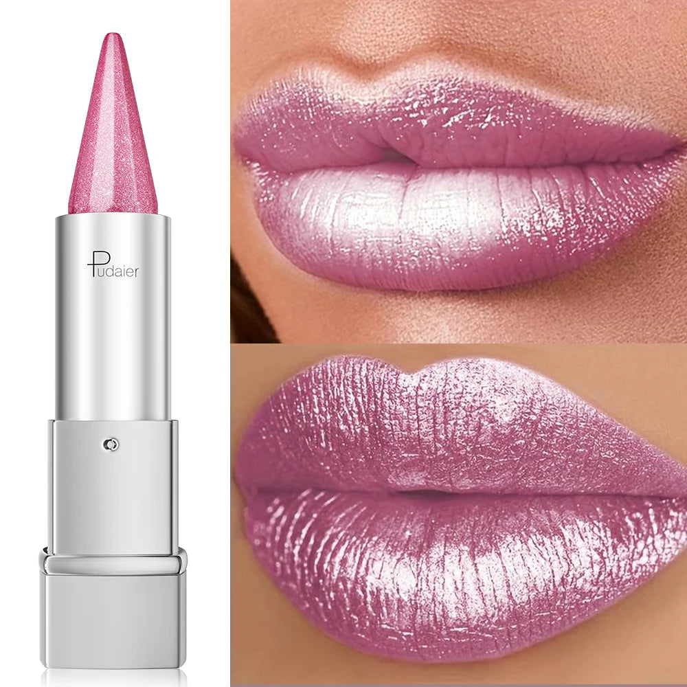 Pearlescent Sparkle Waterproof 24 Hour Lipstick - ATSProducts