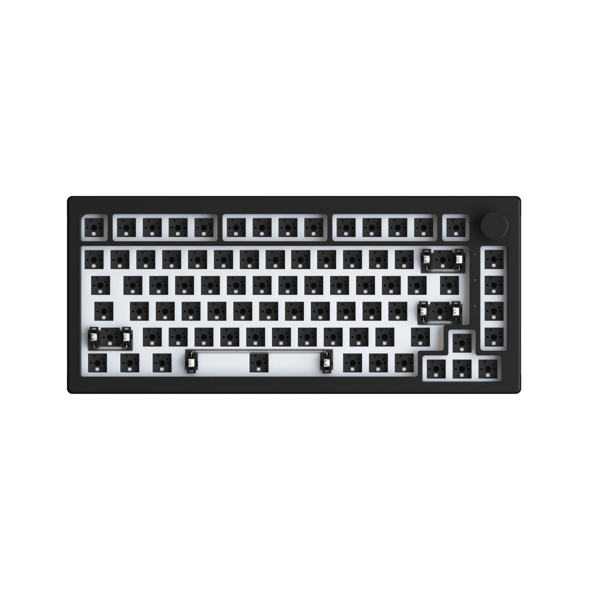 Akko 5.0 Wireless Custom Mechanical Gaming Keyboard Kit with Knob Gasket