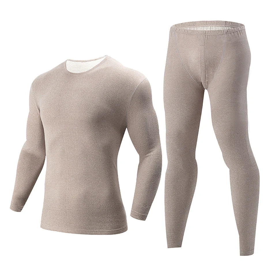 2/4 Pcs Men's Solid Color Thermal Underwear - ATSProducts