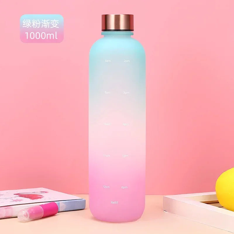 1L Water Bottle with Time Stamp