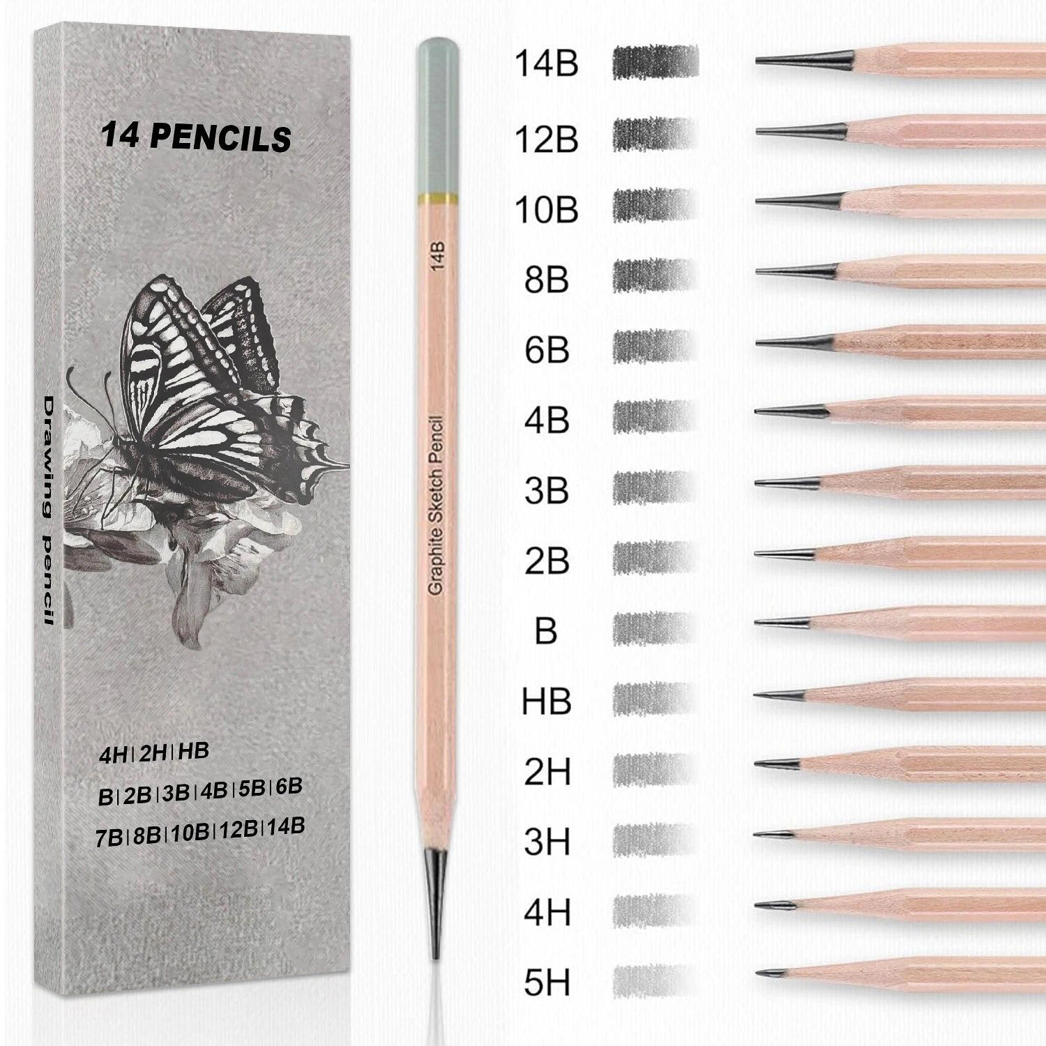 6-29pcs Pro Sketching Pencils Set - ATSProducts