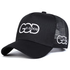 GOD IS GOOD Letter Embroidery Trucker Cap - ATSProducts